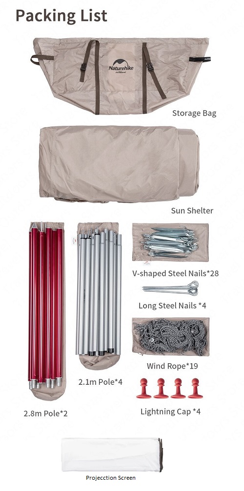 lều trung tâm Naturehike NH20TM008