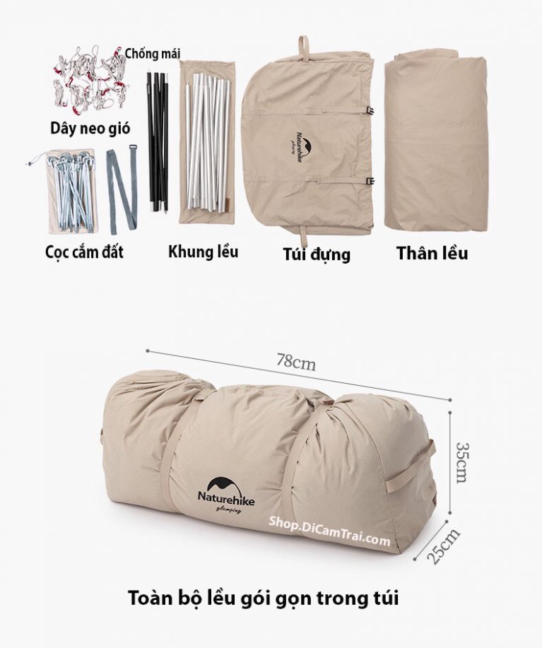 Naturehike Extend 4.8 Cotton NH20ZP011