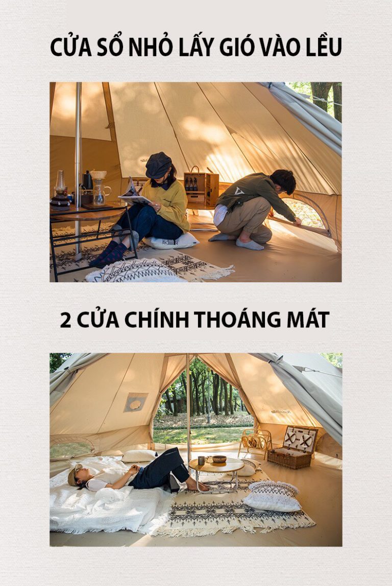 Lều Mông Cổ Naturehike Profound 9.6 Cotton NH20ZP002
