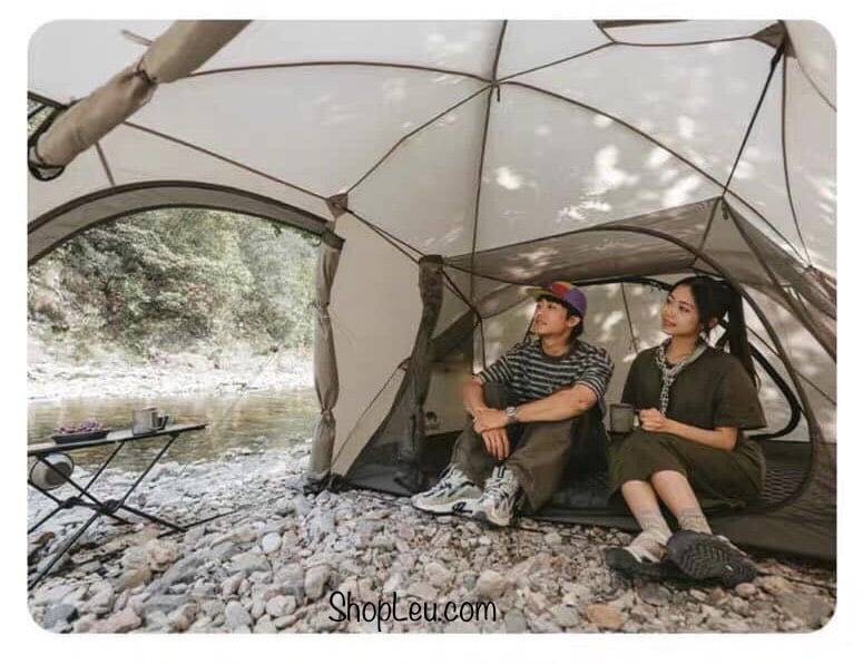 Lều Naturehike 2 người 2 phòng có ống khói CNK2300ZP017