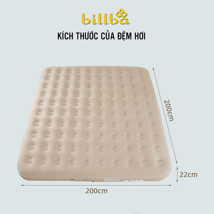 đệm bơm hơi lớn - đệm nệm cắm trại trải nằm trong lều